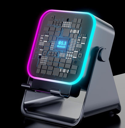 Induction Folding Desktop Phone Stand Speaker - Sash Store