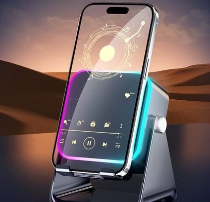 Induction Folding Desktop Phone Stand Speaker - Sash Store