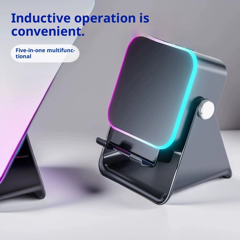 Induction Folding Desktop Phone Stand Speaker - Sash Store