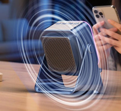 Induction Folding Desktop Phone Stand Speaker - Sash Store