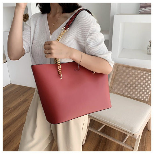 Korean Style Chain Tote Bag - Sash Store