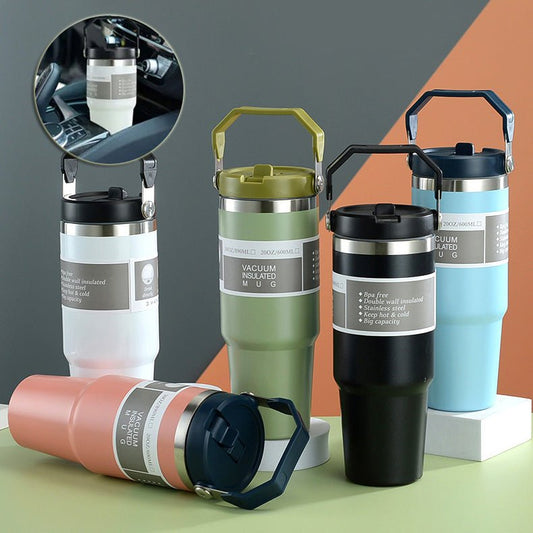Portable Car Cup Stainless Steel Cup - Sash Store