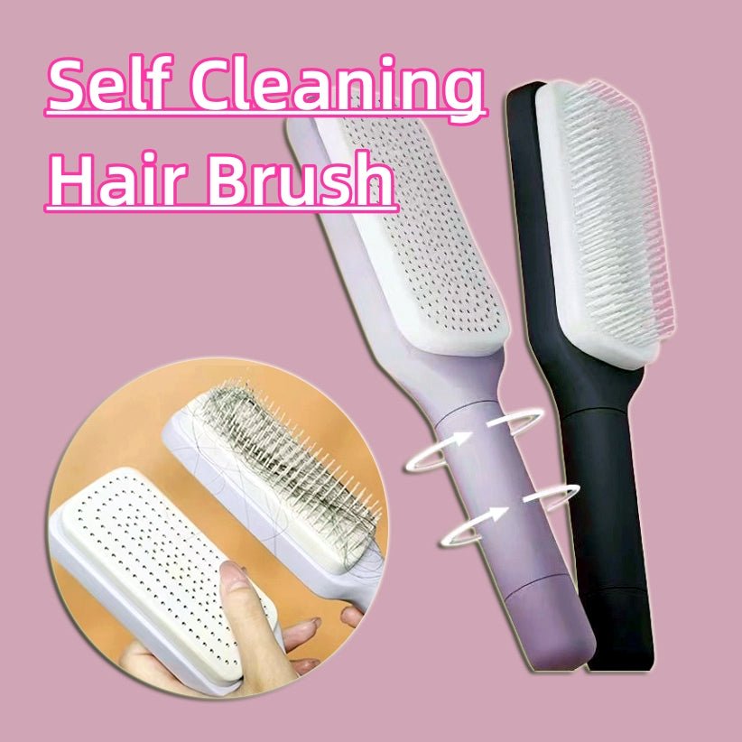 Self-Cleaning Anti-Static Hair Brush - Sash Store